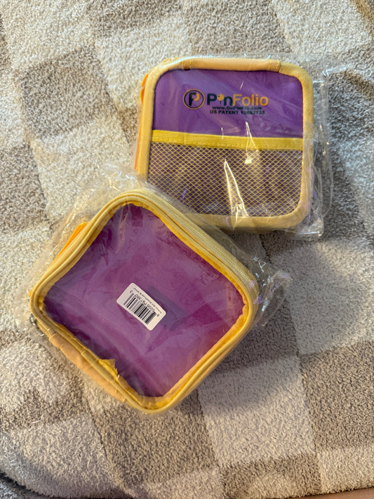 (1) Purple/Yellow Pinfolio Mini Show