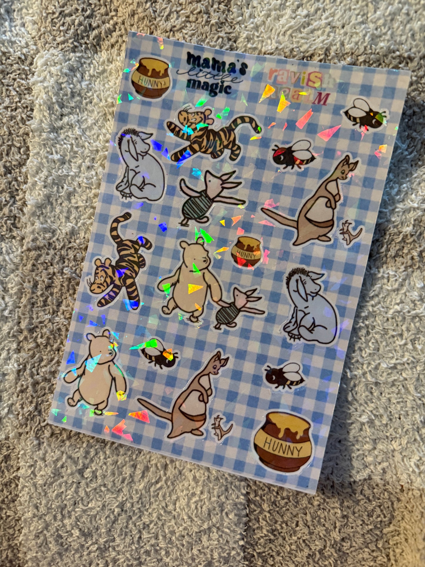 Classic Bear Sticker Sheet