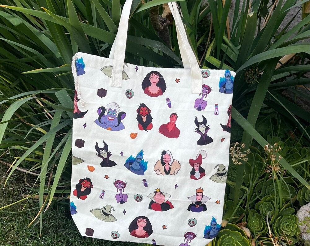Villains Drawstring Tote